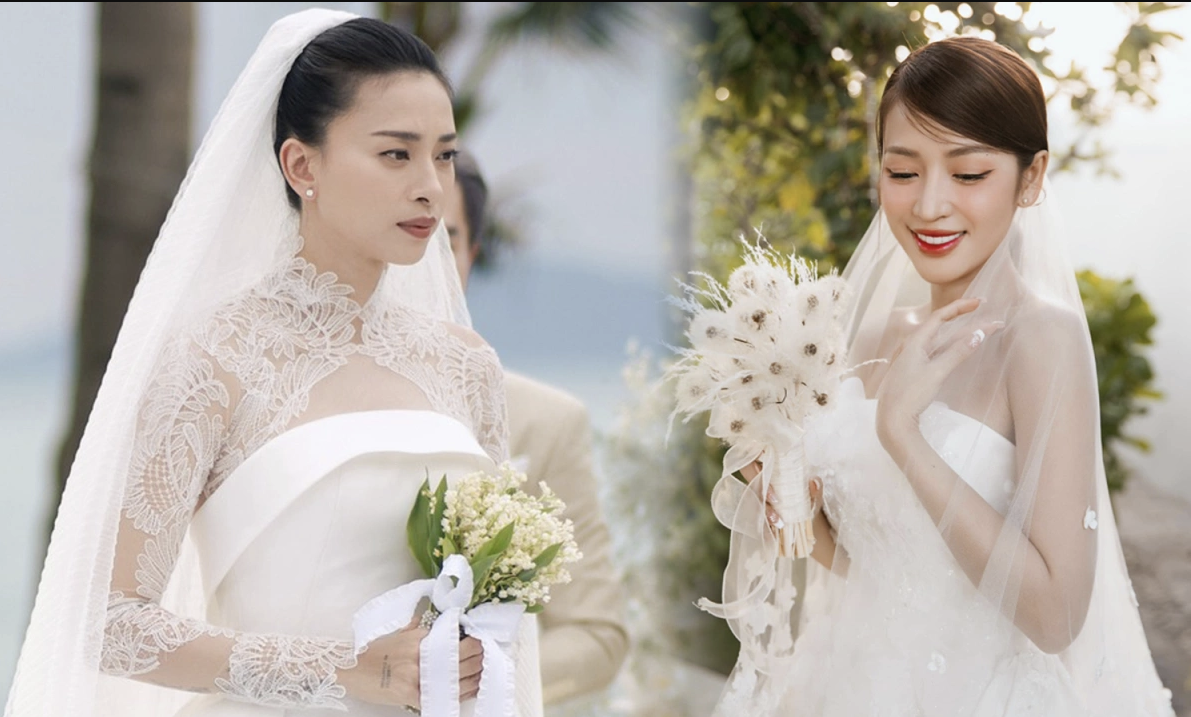 Chọn hoa phù hợp với váy cưới