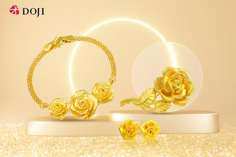Tri &acirc;n kh&aacute;ch h&agrave;ng, DOJI ưu đ&atilde;i tới 15% khi mua Trang sức V&agrave;ng 24K &ndash; DOJI  Gold & Gems Group